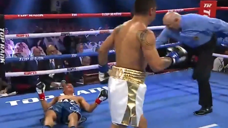El impactante nocaut de un boxeador argentino en Estados Unidos