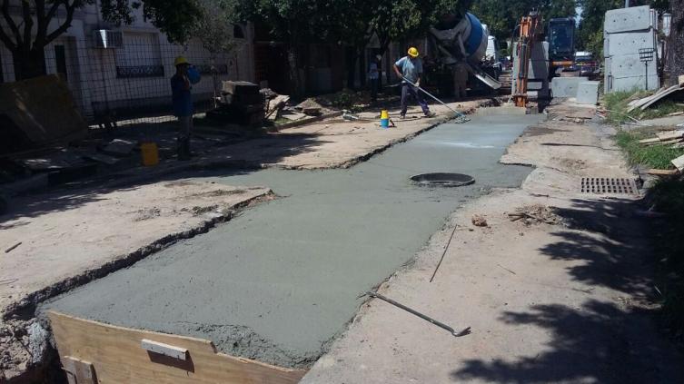 Avanza con la construcción del desagüe Mariano Comas