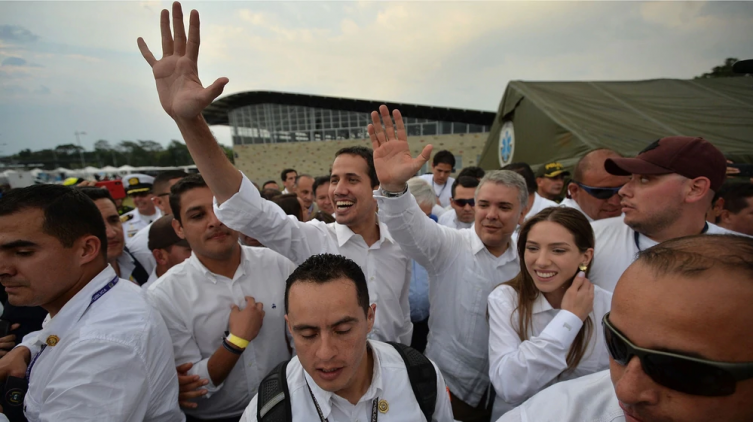 Juan Guaidó cruzó la frontera con Colombia para participar del Venezuela Aid Live