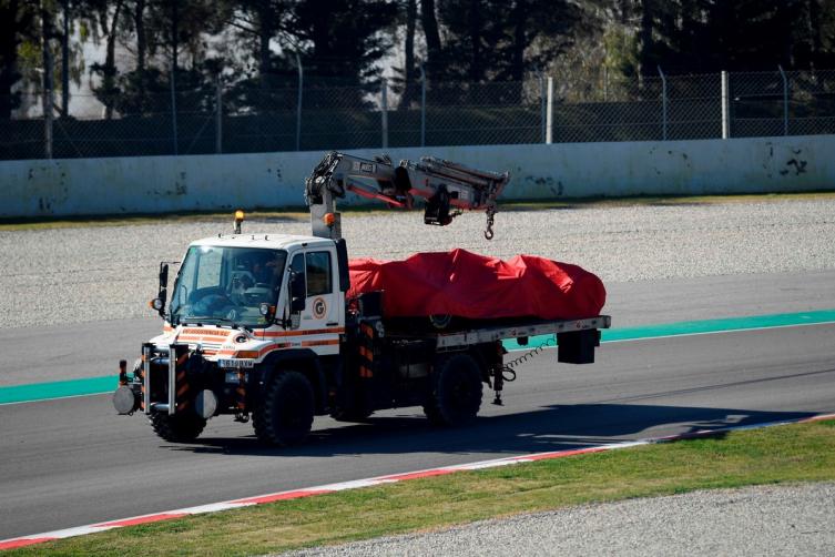 F1: Sebastian Vettel chocó contra un muro en Montmeló: qué explicación dio Ferrari