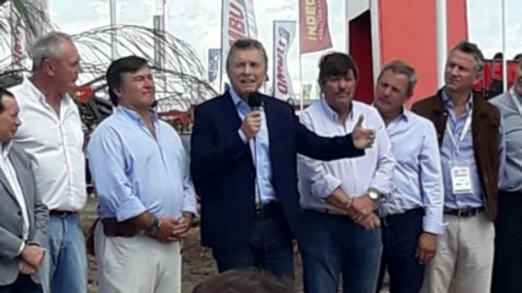 Macri hizo anuncios en Expoagro orientados al campo