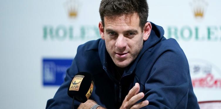 Juan Martín del Potro confirmó que tampoco podrá jugar el Masters 1000 de Miami