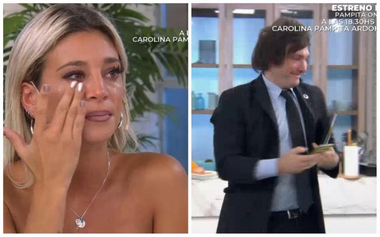 Javier Milei hizo llorar a Sol Pérez y lo echaron del programa