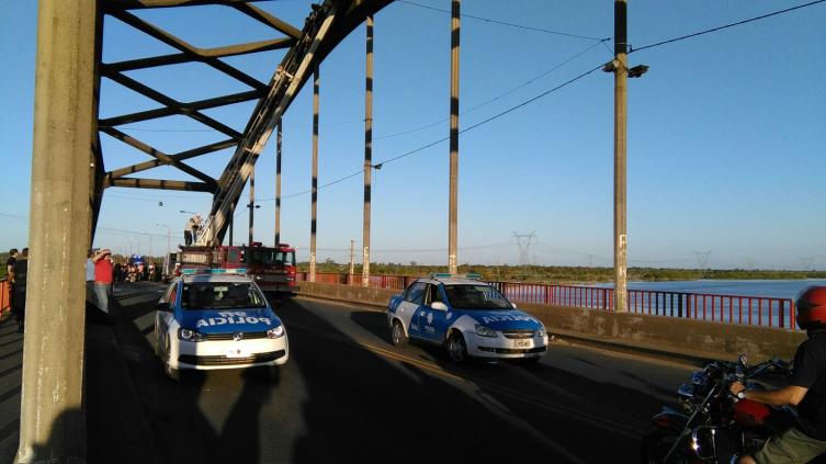 Choque en cadena en el Puente Carretero