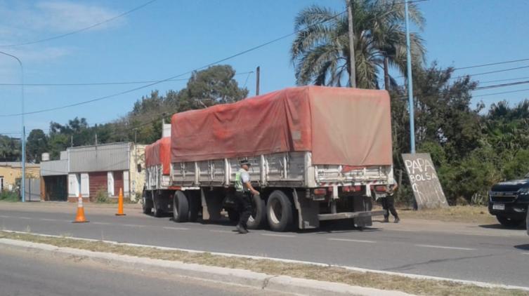 Operativo de control en la Ruta Nacional N°11