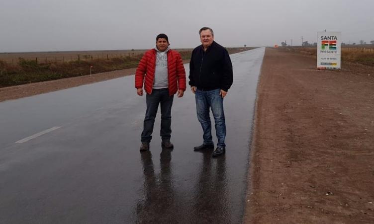 Se inaugura la nueva Ruta Provincial N° 61-s  entre San Justo - Soledad