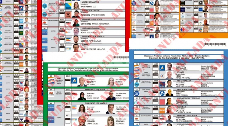 Las cinco boletas únicas para votar en la ciudad capital