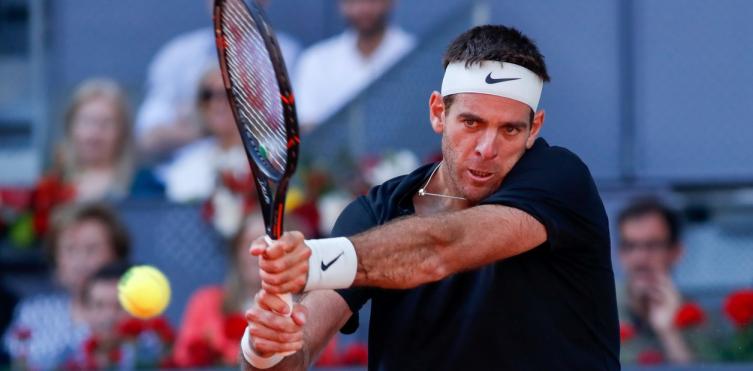 Del Potro jugará en el cuadro de singles de Madrid