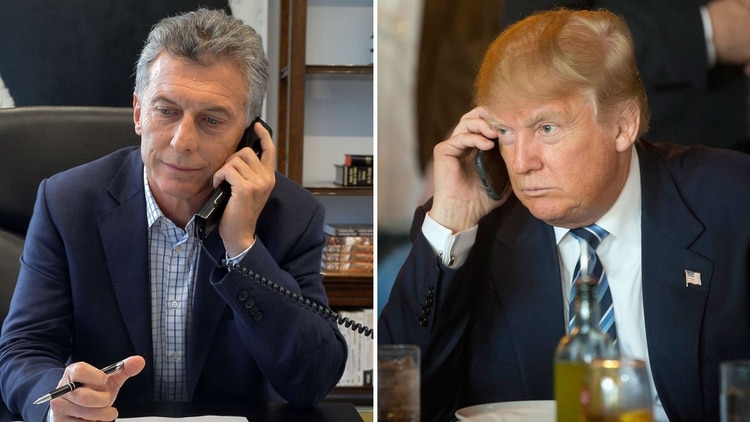 Trump llamó a Macri para expresarle 