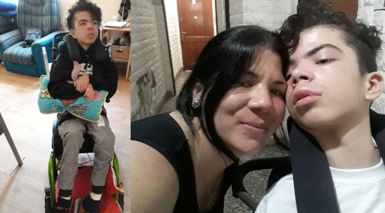 Tiene leucodistrofia y la prótesis no le llega