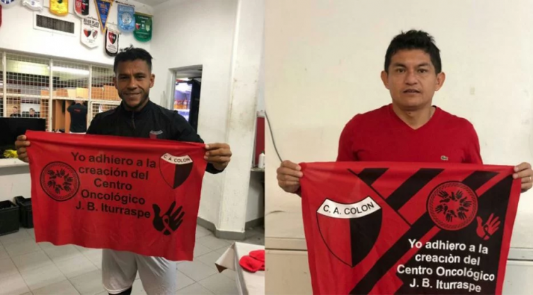 La solidaria iniciativa de los jugadores de Colón con el Hospital Iturraspe