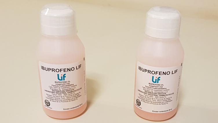 Santa Fe produce Ibuprofeno pedriátrico
