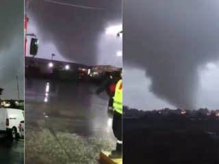 Un fuerte tornado azotó el sur de Chile