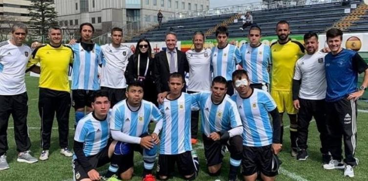 Fútbol para ciegos: los Murciélagos, listos para el debut de la Copa América