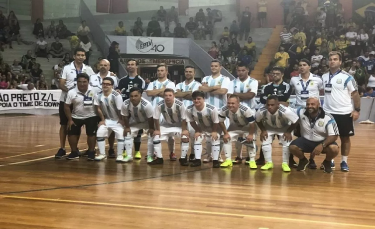 Futsal: Argentina, a la final del mundial de personas con síndrome de down