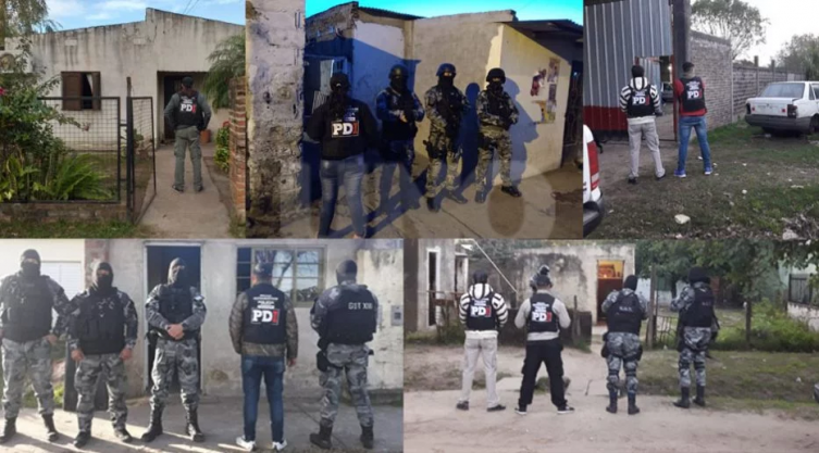 Encarcelaron a una banda de narcotraficantes 