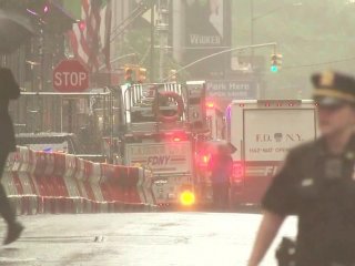 Un helicóptero se estrelló contra un edificio en el centro de Manhattan