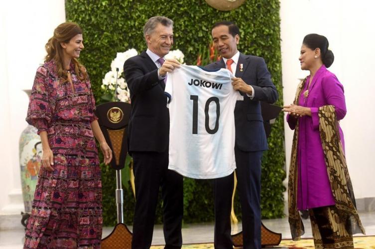Macri se reunió con el presidente de Indonesia