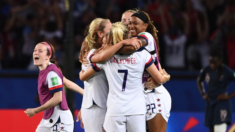 Estados Unidos eliminó a Francia y avanzó a las semifinales del Mundial Femenino