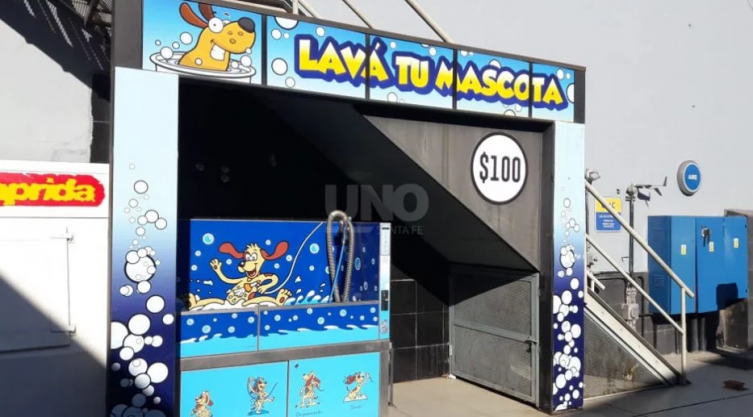 En la ciudad hay un lavadero de mascotas