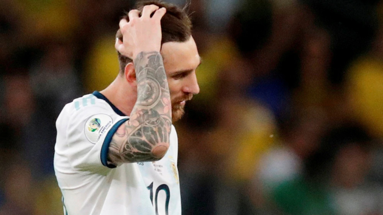 Messi explotó contra el arbitraje y la Conmebol: 