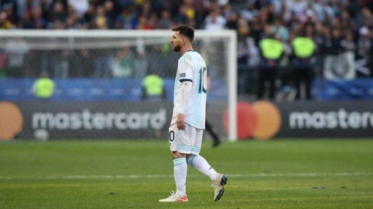 Messi, indignado, no fue a recibir su medalla