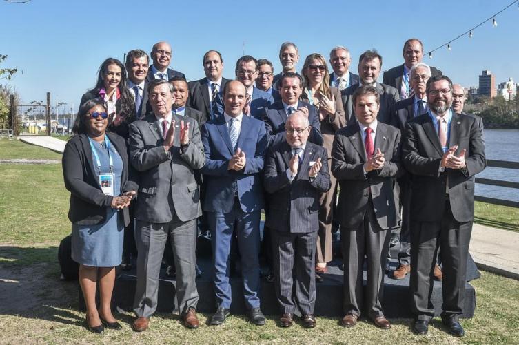 José Corral agasajó a los cancilleres y jefes de delegaciones 