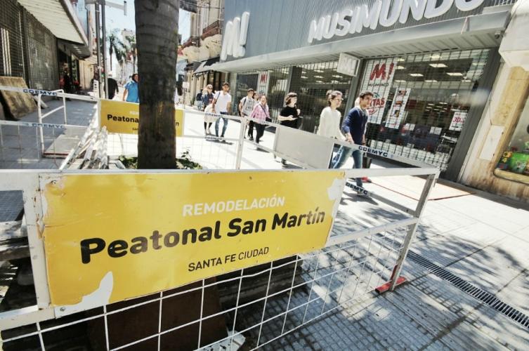 Corte de tránsito por reparaciones en la Peatonal