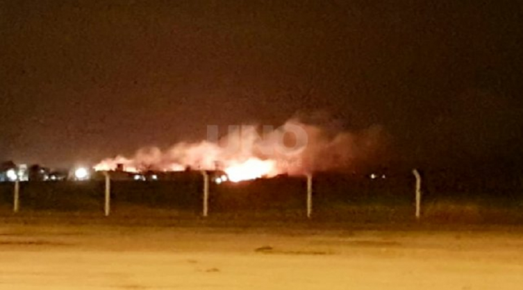 Se desató un incendio en pastizales en Aires del Llano