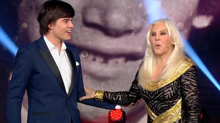 Susana se animó al cuestionario del nieto de Carlos Monzón