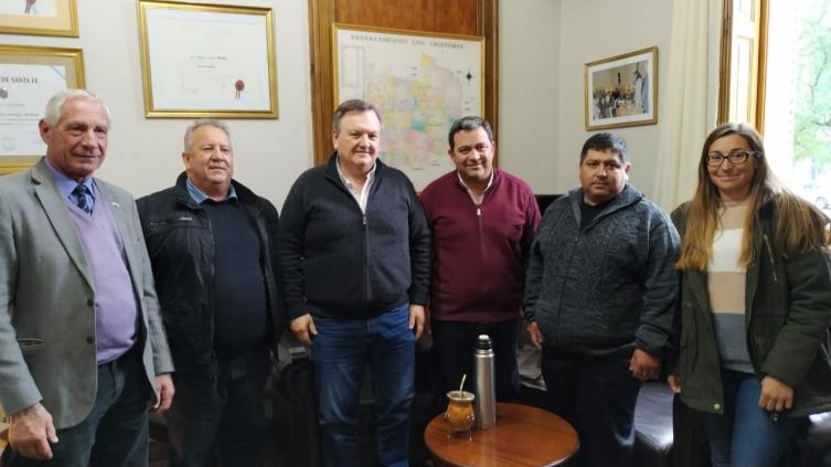 Michlig repasó gestiones en marcha con autoridades locales 