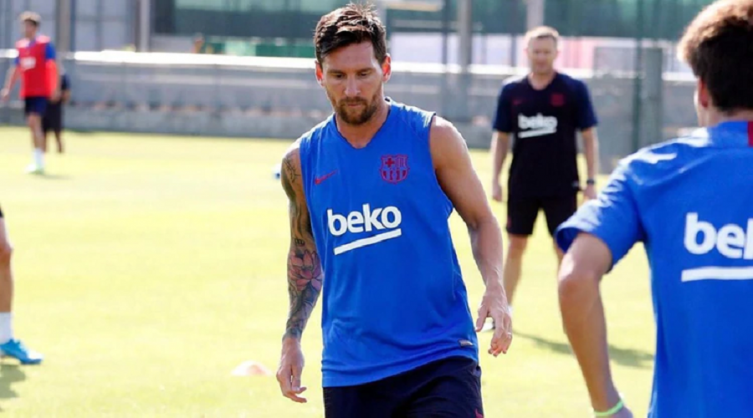 Messi tras la lesión: 
