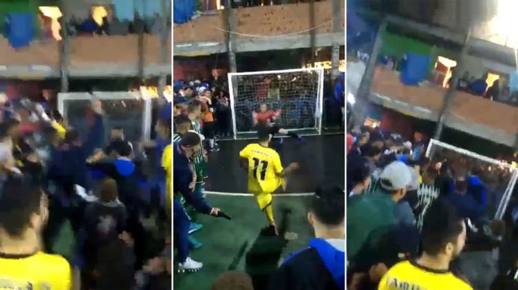 Así fue el penal con más presión de la historia: con un revólver apuntando a la pelota en medio de una favela 