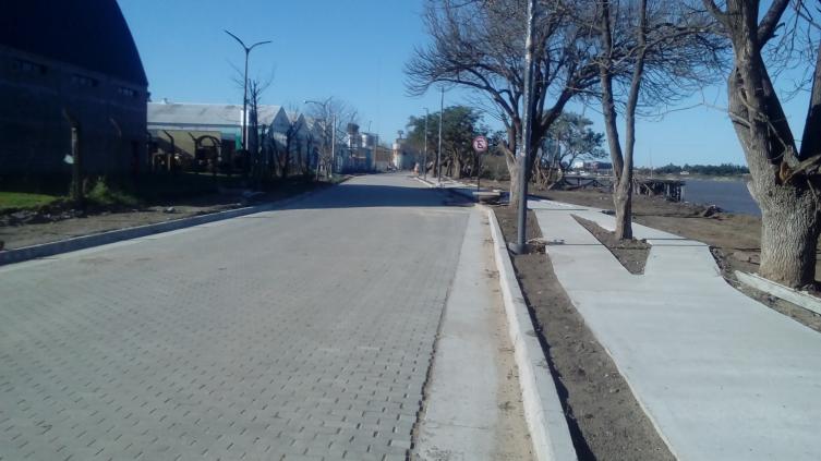 La provincia avanzan con la construcción del Paseo del Puerto