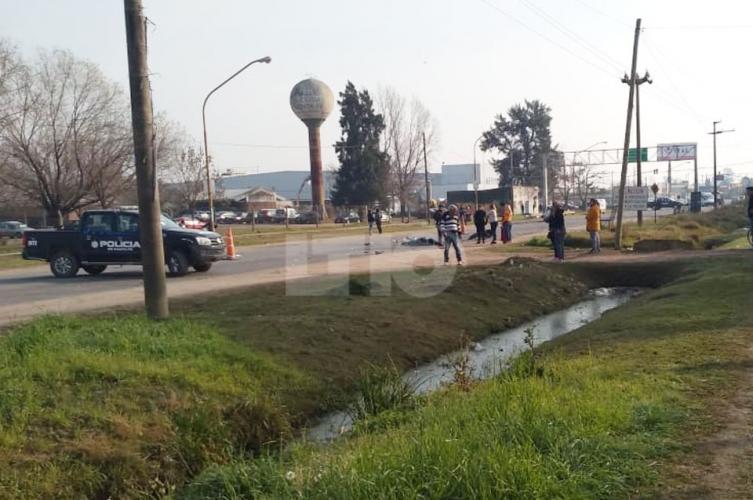 Accidente fatal en Blas Parera 