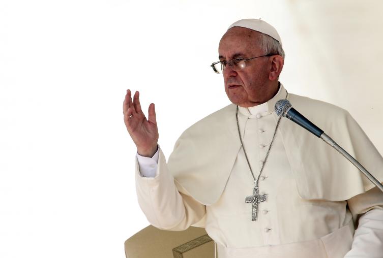 El Papa está 