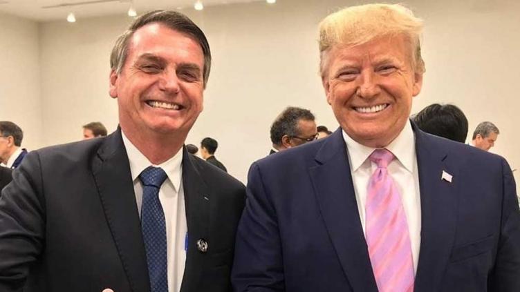 En medio de las críticas, Trump le dio a Bolsonaro su 