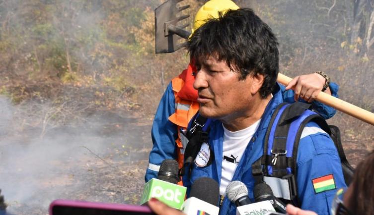 Evo Morales prohíbe la venta de las tierras afectadas por los incendios