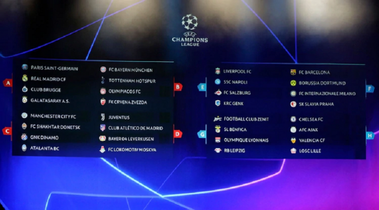 Champions League 2019-20: PSG vs. Real Madrid y Barcelona integrará el 