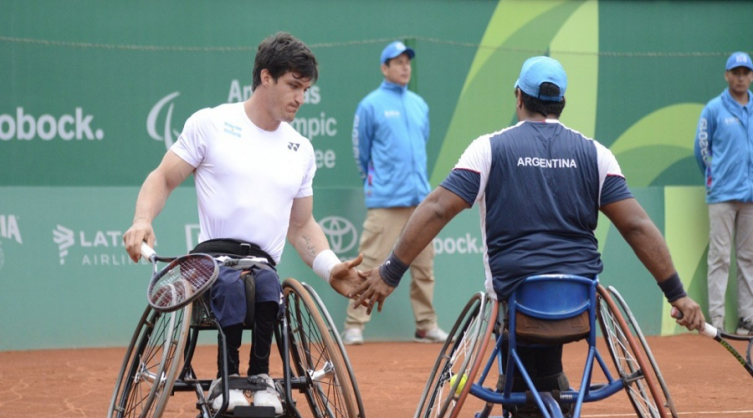 Lima 2019: dorada en el tenis sobre silla de ruedas para Gustavo Fernández y Agustín Ledesma