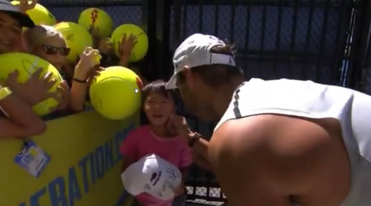 El tierno gesto de Rafa Nadal en el US Open
