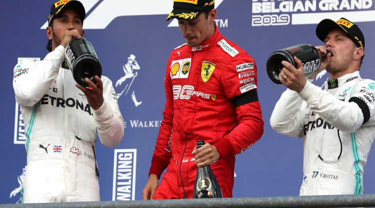 Fórmula 1: Charles Leclerc logró su primera victoria en el GP de Bélgica y se la dedicó a su amigo Anthoine Hubert