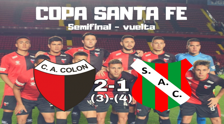 Copa Santa Fe: Colón perdió en los penales ante Sportivo Las Parejas y quedó eliminado 