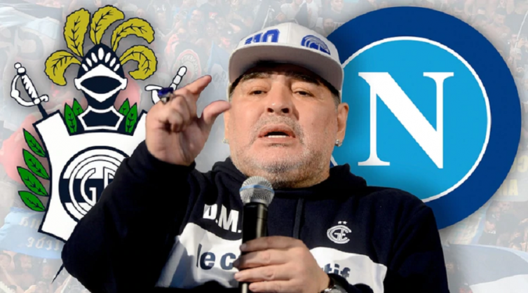 La sorpresiva sociedad que se formó entre el Nápoli y Gimnasia por Maradona