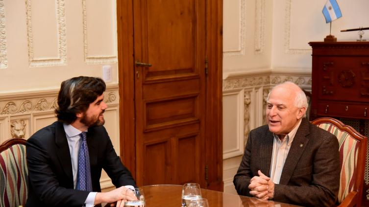Lifschitz recibió en Rosario al nuevo cónsul general de España