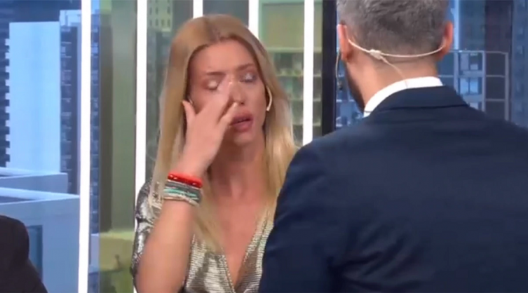 Nicole Neumann tuvo una crisis de llanto al aire por Fabián Cubero : 
