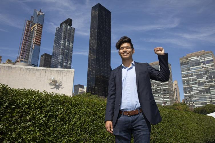 Lo qué dijo el chico argentino que cautivó a todos al hablar sobre cambio climático
