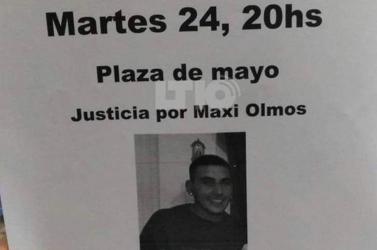 Marcha para pedir justicia por el crimen de Maxi Olmos