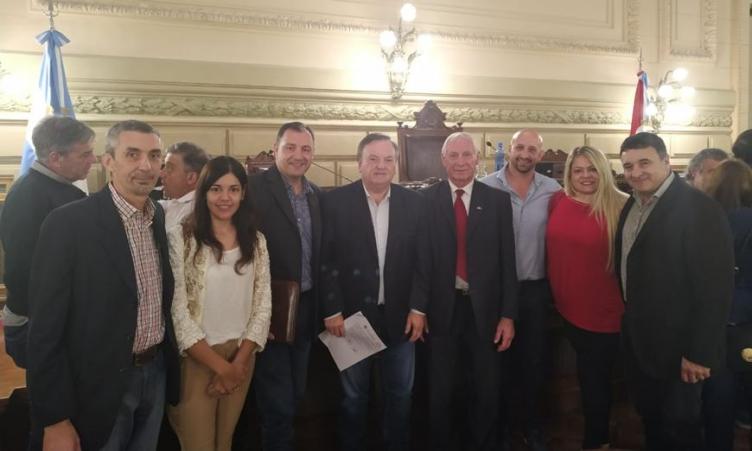 El Vicegobernador y legisladores provinciales recibieron a intendentes 