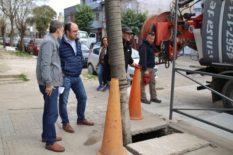 Mantenimiento y limpieza de desagües entubados